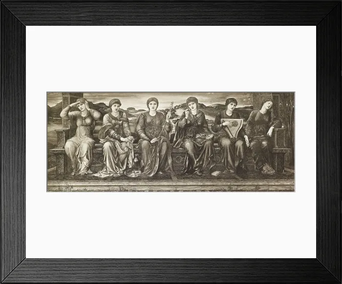 Framed Print : The Hours, c1882, (1900). Creator: Unknown Framed Print : The Hours, c1882, (1900). Creator: Unknown