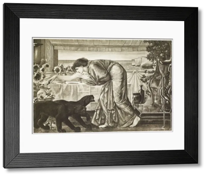Framed Print : The Wine of Circe, c1863, (1900). Creator: Unknown Framed Print : The Wine of Circe, c1863, (1900). Creator: Unknown