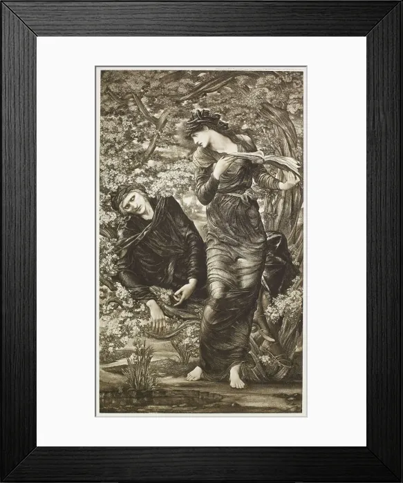 Framed Print : The Beguiling of Merlin, c1870s, (1900). Creator: Unknown Framed Print : The Beguiling of Merlin, c1870s, (1900). Creator: Unknown