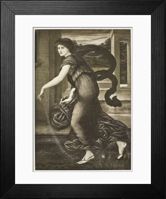 Framed Print : Spring or Flora, c1880s, (1900). Creator: Unknown Framed Print : Spring or Flora, c1880s, (1900). Creator: Unknown