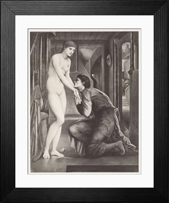 Framed Print : Pygmalion and the Image - The Soul Attains, c1870s, (1900). Creator: Unknown Framed Print : Pygmalion and the Image - The Soul Attains, c1870s, (1900). Creator: Unknown