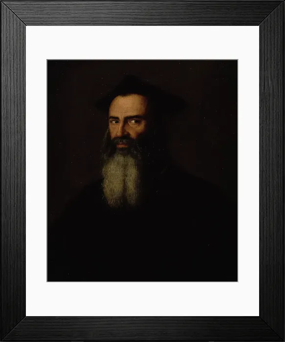 Framed Print : Portrait of a prelate (middle of the 16th century), 1550-1563. Creator: Unknown Framed Print : Portrait of a prelate (middle of the 16th century), 1550-1563. Creator: Unknown