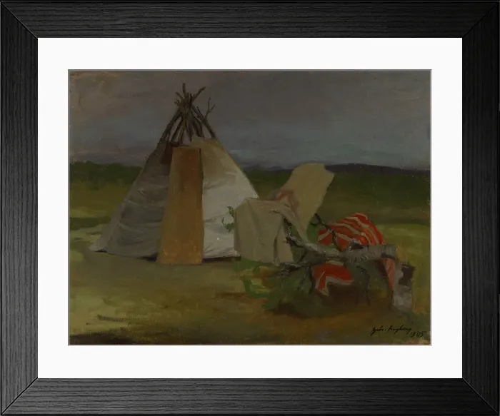 Framed Print : Lapp Kota (Night), 1905. Creator: Gabriel Engberg Framed Print : Lapp Kota (Night), 1905. Creator: Gabriel Engberg