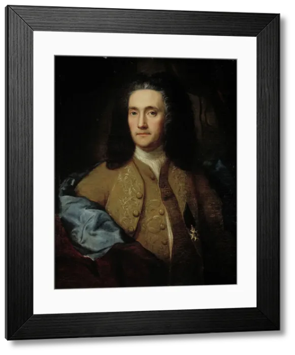Framed Print : Portrait of a man, c1650s. Creator: Georg Desmarees Framed Print : Portrait of a man, c1650s. Creator: Georg Desmarees