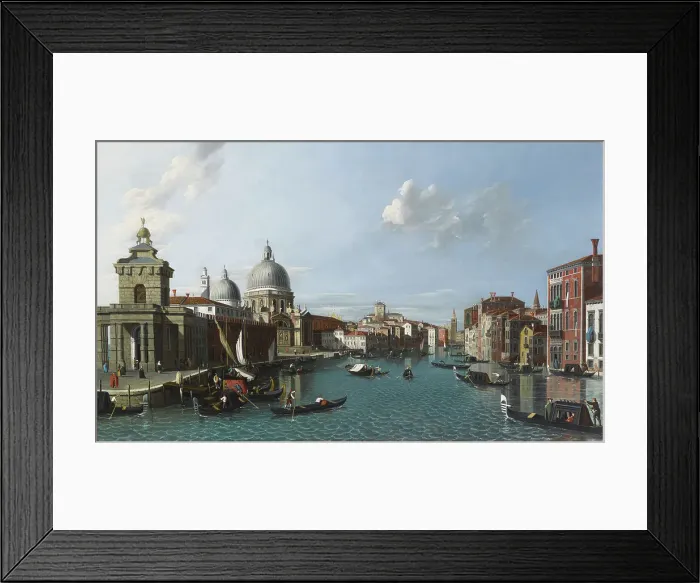 Framed Print : Santa Maria della Salute and Canal Grande, Venice, 1720-1760. Creator: Canaletto Framed Print : Santa Maria della Salute and Canal Grande, Venice, 1720-1760. Creator: Canaletto