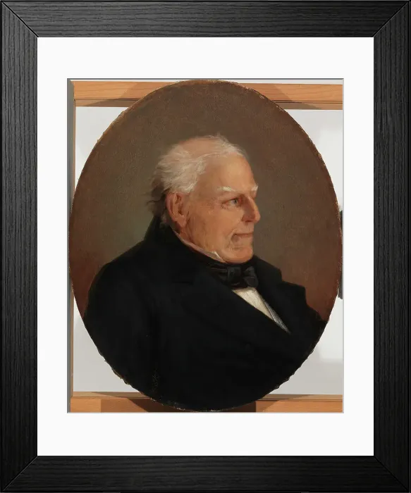 Framed Print : Portrait of Counsellor H. Rosenberg, 1875. Creator: Erik Johan Lofgren Framed Print : Portrait of Counsellor H. Rosenberg, 1875. Creator: Erik Johan Lofgren