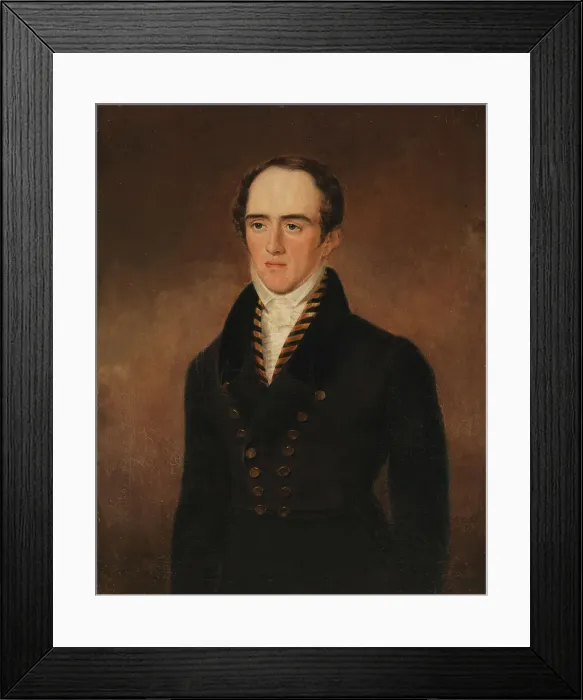 Framed Print : Portrait of Carl Gustaf Mannerheim, 1823-1825. Creator: Gustaf Wilhelm Finnberg Framed Print : Portrait of Carl Gustaf Mannerheim, 1823-1825. Creator: Gustaf Wilhelm Finnberg