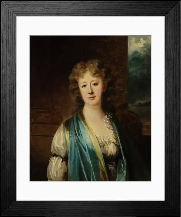 Framed Print : Countess Hedvig Eva de la Gardie, 1798. Creator: Carl Fredrik von Breda Framed Print : Countess Hedvig Eva de la Gardie, 1798. Creator: Carl Fredrik von Breda