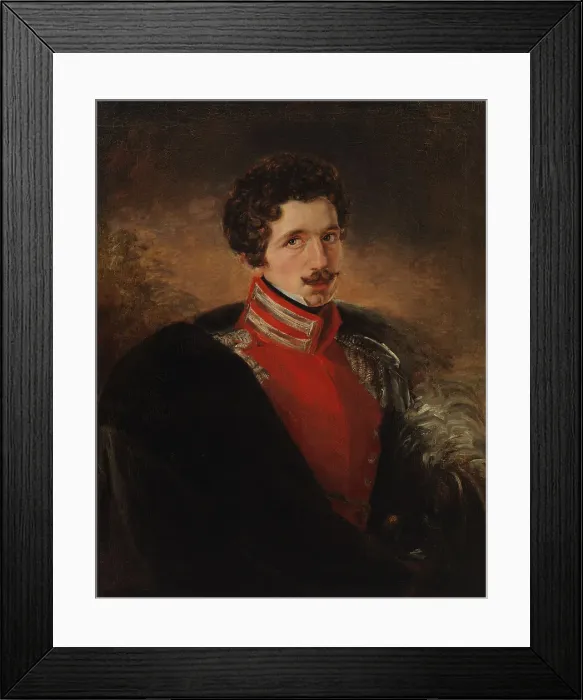 Framed Print : Portrait of Baron R. F. G. Wrede, 1831-1833. Creator: Gustaf Wilhelm Finnberg Framed Print : Portrait of Baron R. F. G. Wrede, 1831-1833. Creator: Gustaf Wilhelm Finnberg