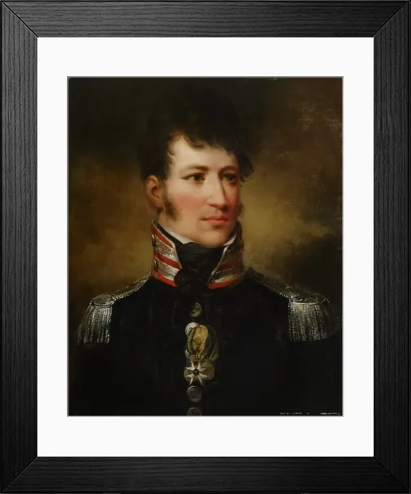 Framed Print : Per Otto Adelborg, 1814-1818. Creator: Carl Fredrik von Breda Framed Print : Per Otto Adelborg, 1814-1818. Creator: Carl Fredrik von Breda