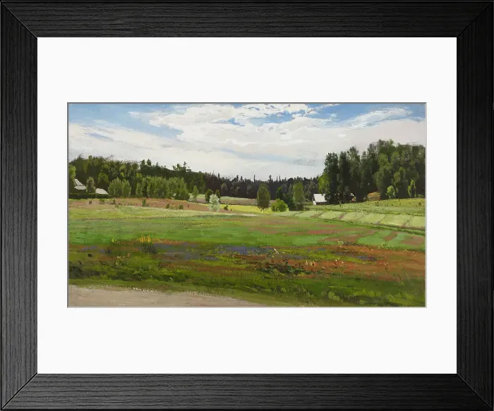 Framed Print : Summer Landscape, 1879. Creator: Fanny Churberg Framed Print : Summer Landscape, 1879. Creator: Fanny Churberg