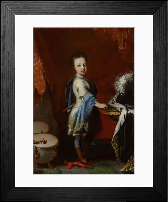 Framed Print : Duke of Holstein-Gottorp, Karl Fredrik as a child, c1705. Creator: David von Krafft Framed Print : Duke of Holstein-Gottorp, Karl Fredrik as a child, c1705. Creator: David von Krafft