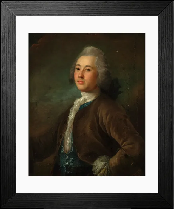 Framed Print : Author Adam Lenkiewitz, c1740s. Creator: Carl Gustaf Pilo Framed Print : Author Adam Lenkiewitz, c1740s. Creator: Carl Gustaf Pilo