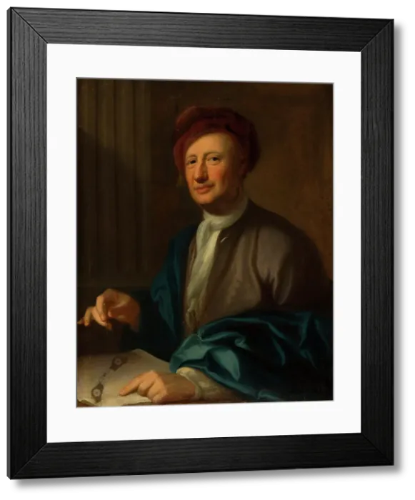 Framed Print : Court Architect Göran Josuæ Adelcrantz, c1710 Creator: Georg Engelhard Schroder Framed Print : Court Architect Göran Josuæ Adelcrantz, c1710 Creator: Georg Engelhard Schroder