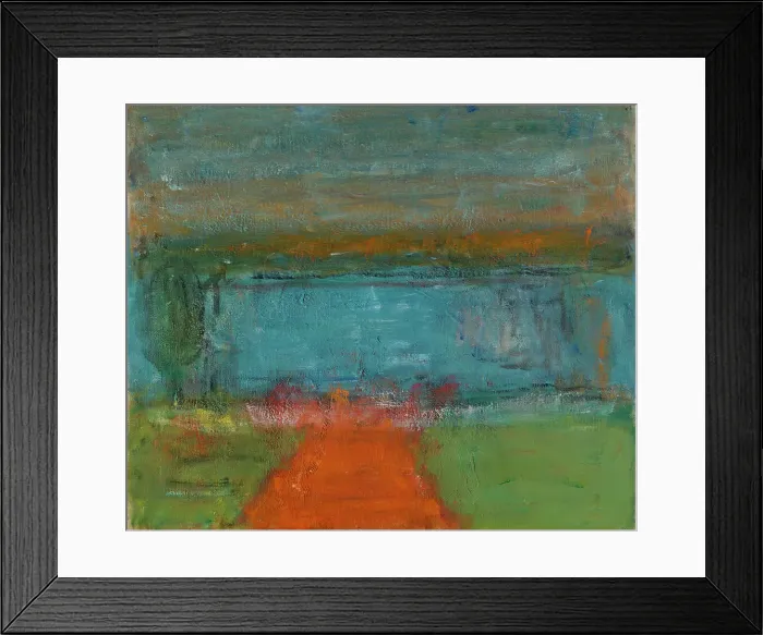 Framed Print : Red Road, 1940-1949. Creator: Carl Kylberg Framed Print : Red Road, 1940-1949. Creator: Carl Kylberg