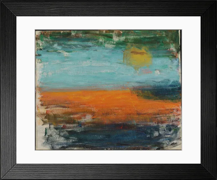 Framed Print : Red Sky in the Evening, 1940-1949. Creator: Carl Kylberg Framed Print : Red Sky in the Evening, 1940-1949. Creator: Carl Kylberg