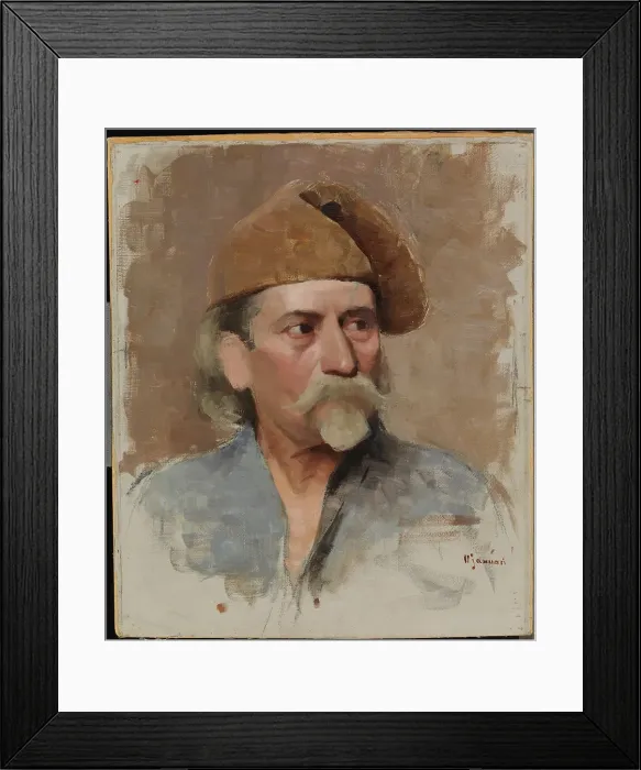 Framed Print : Sketch for the Painting Poverty, c1900s. Creator: Hanna Frosterus-Segerstrale Framed Print : Sketch for the Painting Poverty, c1900s. Creator: Hanna Frosterus-Segerstrale