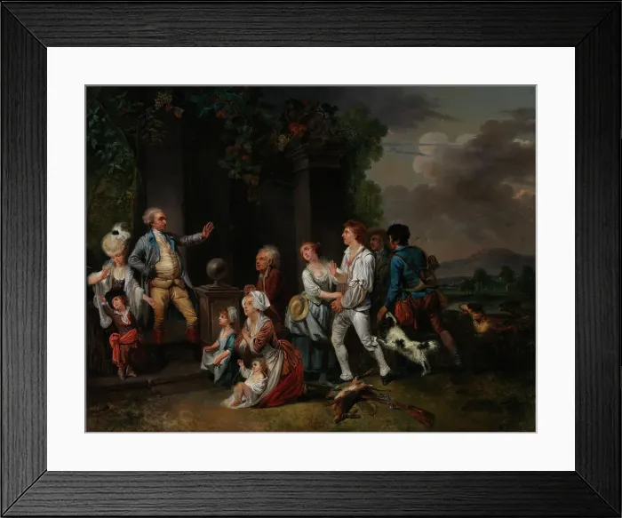 Framed Print : The Poacher Released, c1790. Creator: Charles Benazech