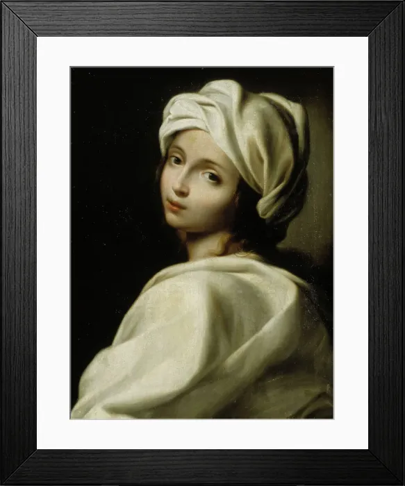Framed Print : A young woman wearing a turban, c1660. Creator: Elisabetta Sirani Framed Print : A young woman wearing a turban, c1660. Creator: Elisabetta Sirani
