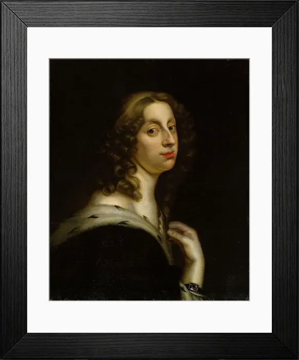 Framed Print : Christina, Queen of Sweden, c1650. Creator: Workshop of David Beck Framed Print : Christina, Queen of Sweden, c1650. Creator: Workshop of David Beck