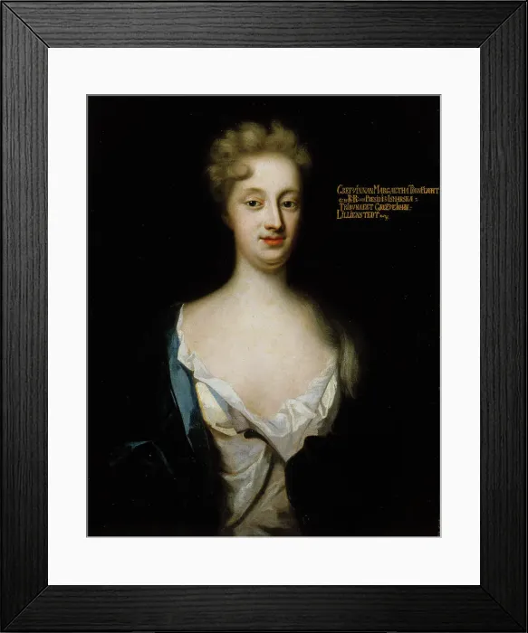 Framed Print : Countess Margareta Lillienstedt, c1720s. Creator: David von Krafft Framed Print : Countess Margareta Lillienstedt, c1720s. Creator: David von Krafft