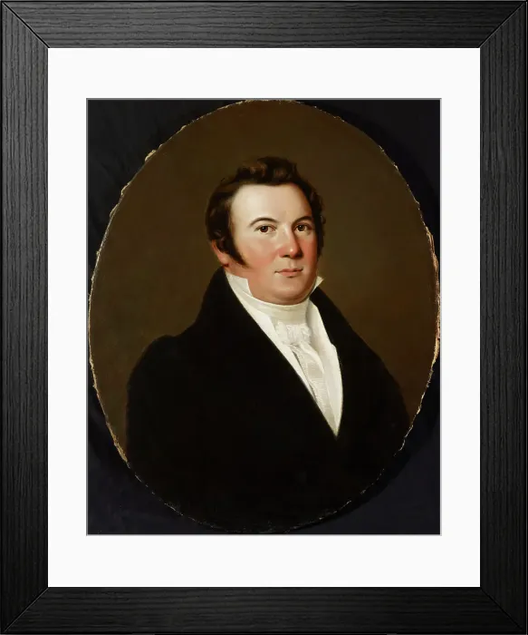 Framed Print : Nikolai Sinebrychoff, c1830s. Creator: Johan Erik Lindh Framed Print : Nikolai Sinebrychoff, c1830s. Creator: Johan Erik Lindh