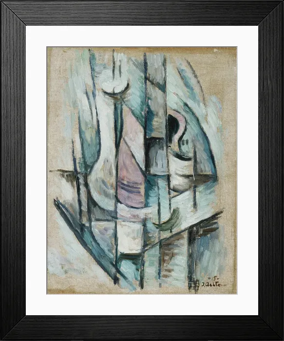 Framed Print : Cubist Still-Life; Cubist Composition, 1915. Creator: Ilmari Aalto Framed Print : Cubist Still-Life; Cubist Composition, 1915. Creator: Ilmari Aalto