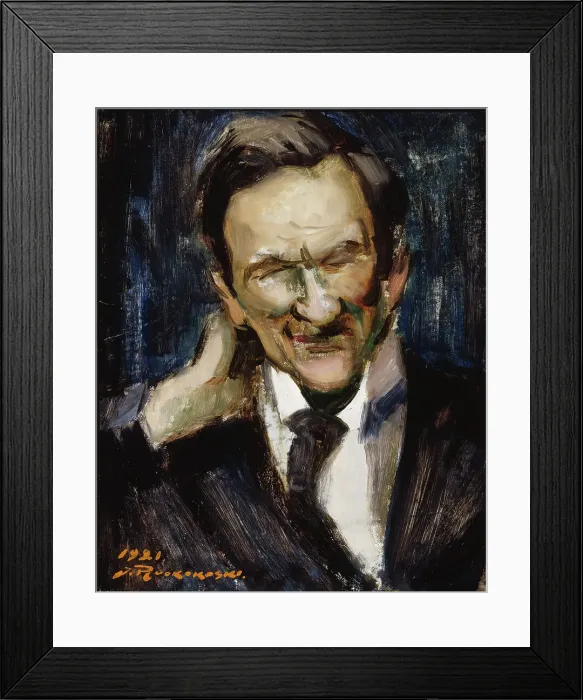 Framed Print : Portrait of T.K. Sallinen, 1921. Creator: Jalmari Ruokokoski Framed Print : Portrait of T.K. Sallinen, 1921. Creator: Jalmari Ruokokoski
