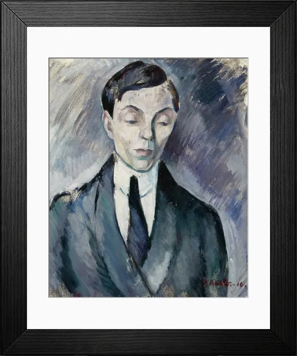 Framed Print : Man, 1916. Creator: Ilmari Aalto Framed Print : Man, 1916. Creator: Ilmari Aalto