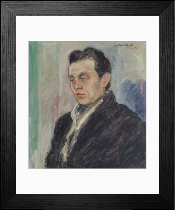 Framed Print : Portrait of a Man (Yrjö Ramstedt), 1913. Creator: Jalmari Ruokokoski Framed Print : Portrait of a Man (Yrjö Ramstedt), 1913. Creator: Jalmari Ruokokoski