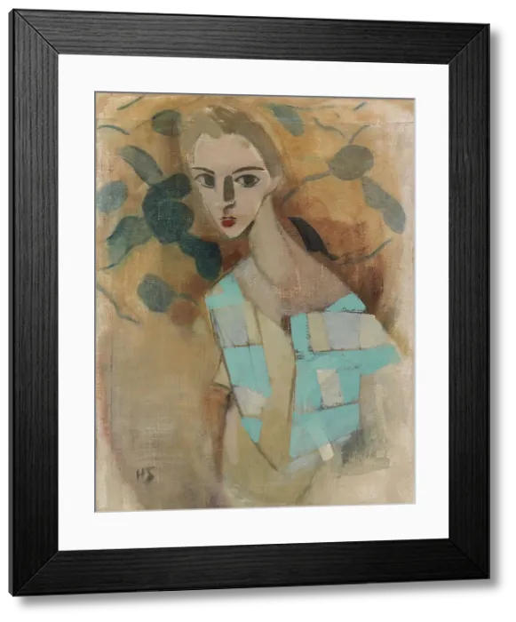 Framed Print : Girl from Eydtkuhne II, 1927. Creator: Helene Schjerfbeck Framed Print : Girl from Eydtkuhne II, 1927. Creator: Helene Schjerfbeck
