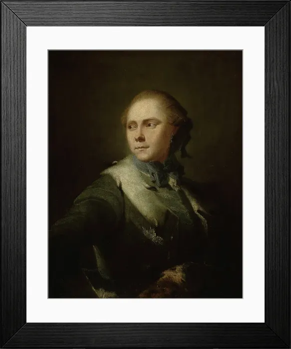 Framed Print : Dorothea Maria Losch, 1755. Creator: Isak Wacklin Framed Print : Dorothea Maria Losch, 1755. Creator: Isak Wacklin