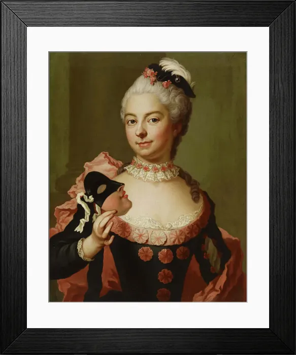 Framed Print : Eleonora Gustafa Bonde af Björnö, c1770. Creator: Jakob Bjork Framed Print : Eleonora Gustafa Bonde af Björnö, c1770. Creator: Jakob Bjork