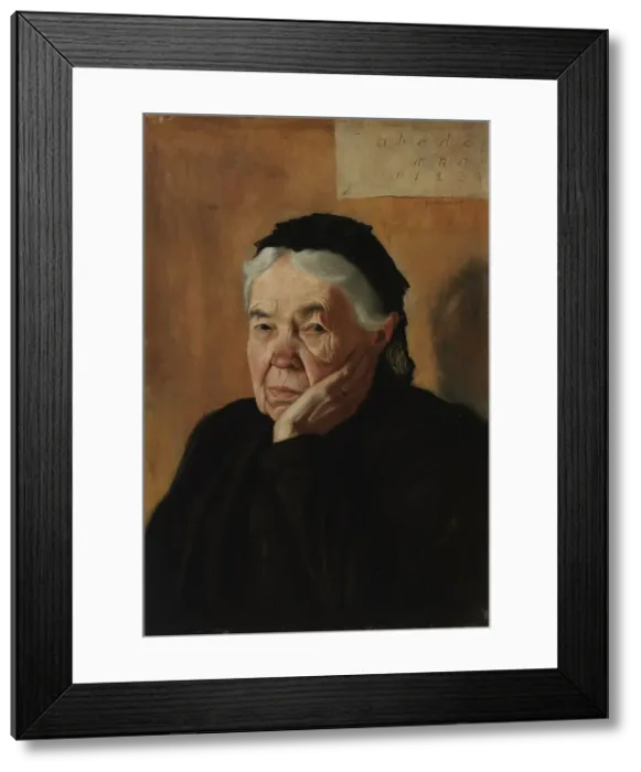 Framed Print : Auntie; The Artist's Aunt, 1898. Creator: Hugo Simberg
