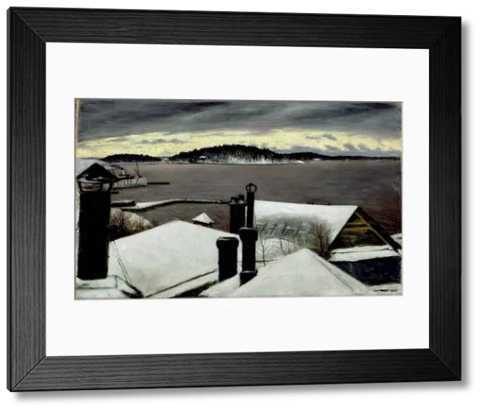 Framed Print : From Vyborg, 1899. Creator: Hugo Simberg Framed Print : From Vyborg, 1899. Creator: Hugo Simberg