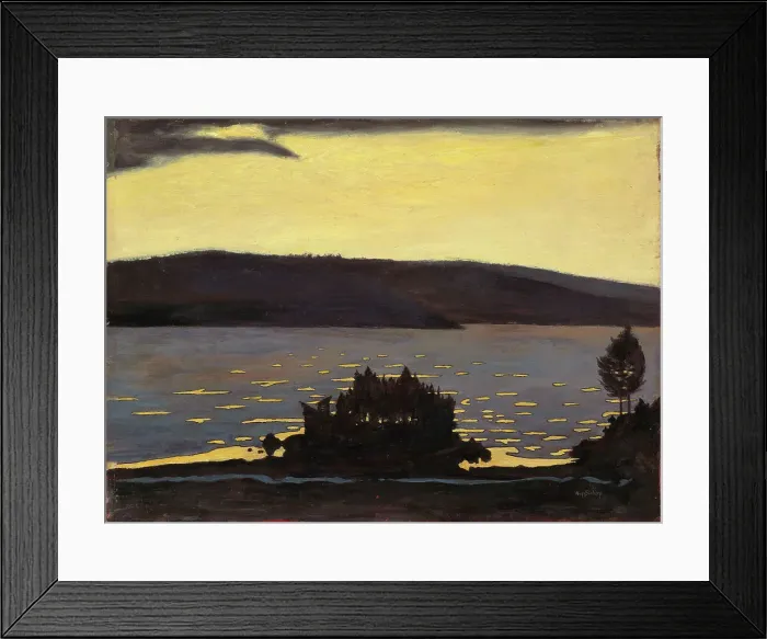 Framed Print : Spring Evening, Ice Break, 1897. Creator: Hugo Simberg Framed Print : Spring Evening, Ice Break, 1897. Creator: Hugo Simberg