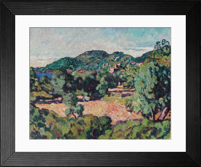 Framed Print : Landscape, 1900-1937. Creator: Louis Valtat Framed Print : Landscape, 1900-1937. Creator: Louis Valtat
