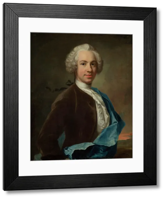 Framed Print : Secretary of Council Carl Fredrik Eckleff, 1746. Creator: Johan Henrik Scheffel Framed Print : Secretary of Council Carl Fredrik Eckleff, 1746. Creator: Johan Henrik Scheffel