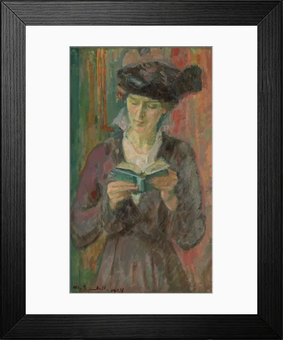 Framed Print : Mrs. Anni Lagerborg, 1914. Creator: Magnus Enckell Framed Print : Mrs. Anni Lagerborg, 1914. Creator: Magnus Enckell