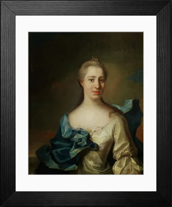 Framed Print : Maria Charlotta Silfverstjerna, c1730s. Creator: Johan Henrik Scheffel Framed Print : Maria Charlotta Silfverstjerna, c1730s. Creator: Johan Henrik Scheffel