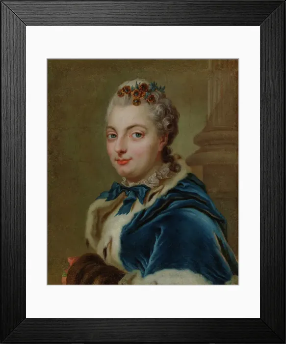 Framed Print : Maria Charlotta Wrangel, c1760s. Creator: Johan Joachim Streng Framed Print : Maria Charlotta Wrangel, c1760s. Creator: Johan Joachim Streng