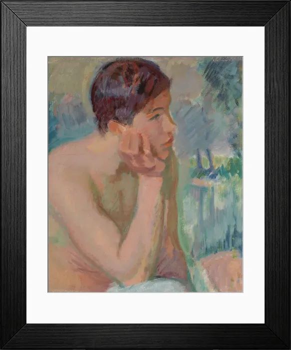 Framed Print : Lost in Thoughts, 1922-1923. Creator: Magnus Enckell Framed Print : Lost in Thoughts, 1922-1923. Creator: Magnus Enckell