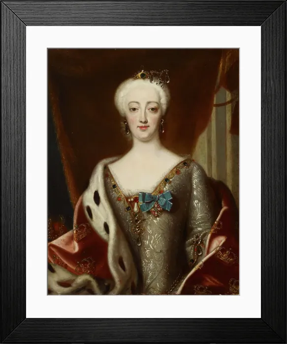 Framed Print : Sofia Magdalena, Queen of Denmark, c1760. Creator: Johann Salomon Wahl Framed Print : Sofia Magdalena, Queen of Denmark, c1760. Creator: Johann Salomon Wahl