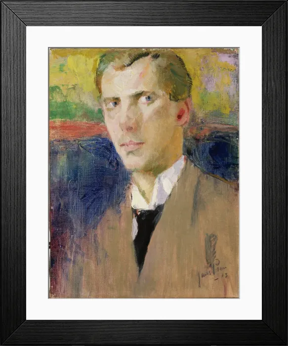 Framed Print : Portrait of the Actor, 1913. Creator: Jonas Peson Framed Print : Portrait of the Actor, 1913. Creator: Jonas Peson