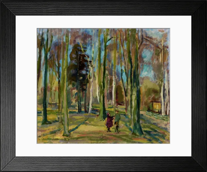 Framed Print : View from Kaivopuisto, 1919. Creator: Magnus Enckell Framed Print : View from Kaivopuisto, 1919. Creator: Magnus Enckell