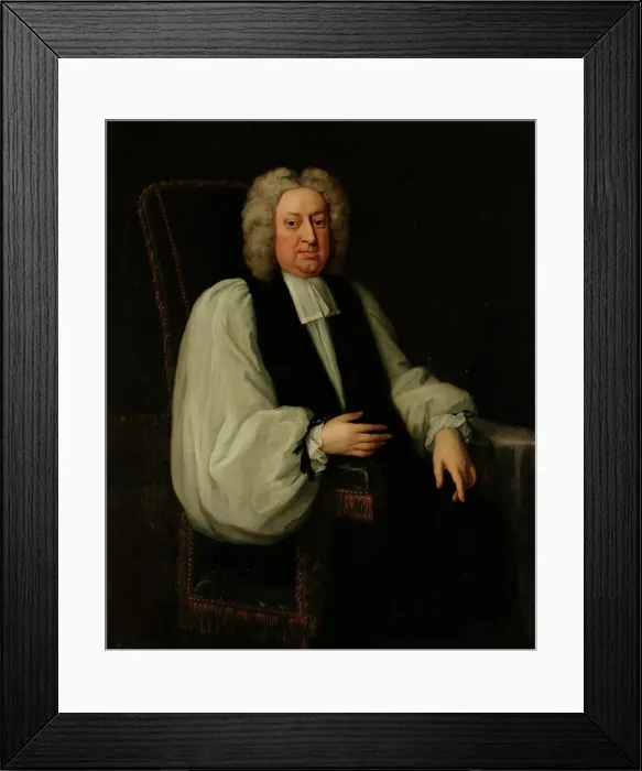 Framed Print : Portrait of Jonathan Swift, 1734. Creator: Michael Dahl Framed Print : Portrait of Jonathan Swift, 1734. Creator: Michael Dahl