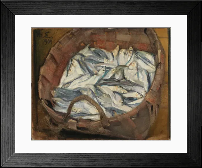 Framed Print : Baltic Herrings, 1904. Creator: Magnus Enckell Framed Print : Baltic Herrings, 1904. Creator: Magnus Enckell