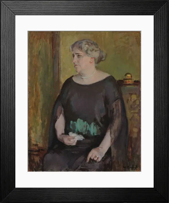 Framed Print : Portrait of Mrs. Lydia Keirkner, 1922. Creator: Magnus Enckell Framed Print : Portrait of Mrs. Lydia Keirkner, 1922. Creator: Magnus Enckell