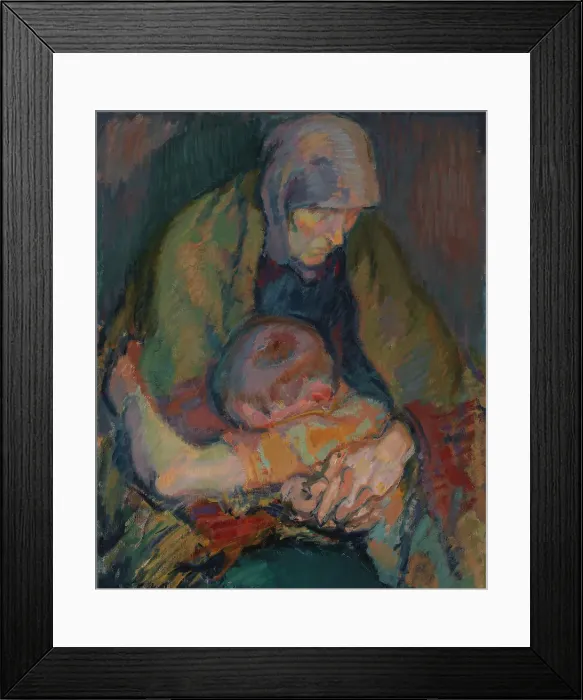 Framed Print : Pietà, 1916. Creator: Magnus Enckell Framed Print : Pietà, 1916. Creator: Magnus Enckell