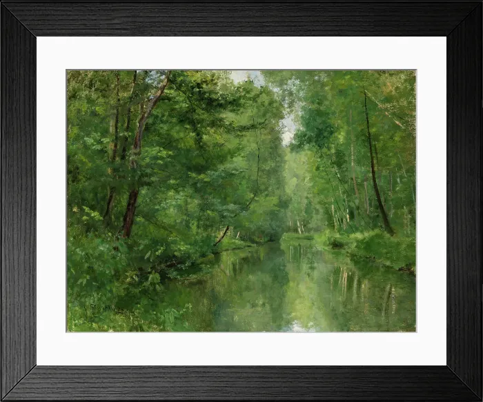 Framed Print : Summer Day in Normandy, 1879. Creator: Julia Stigzelius-de Cock Framed Print : Summer Day in Normandy, 1879. Creator: Julia Stigzelius-de Cock